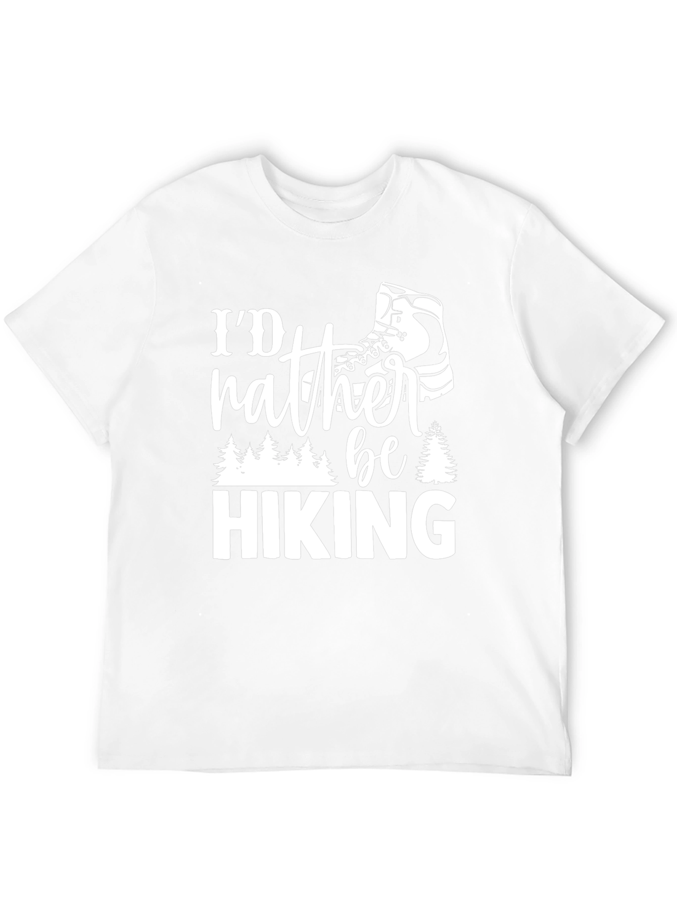 Id Rather Be Hiking Graphic T-Shirt - Adventure Apparel