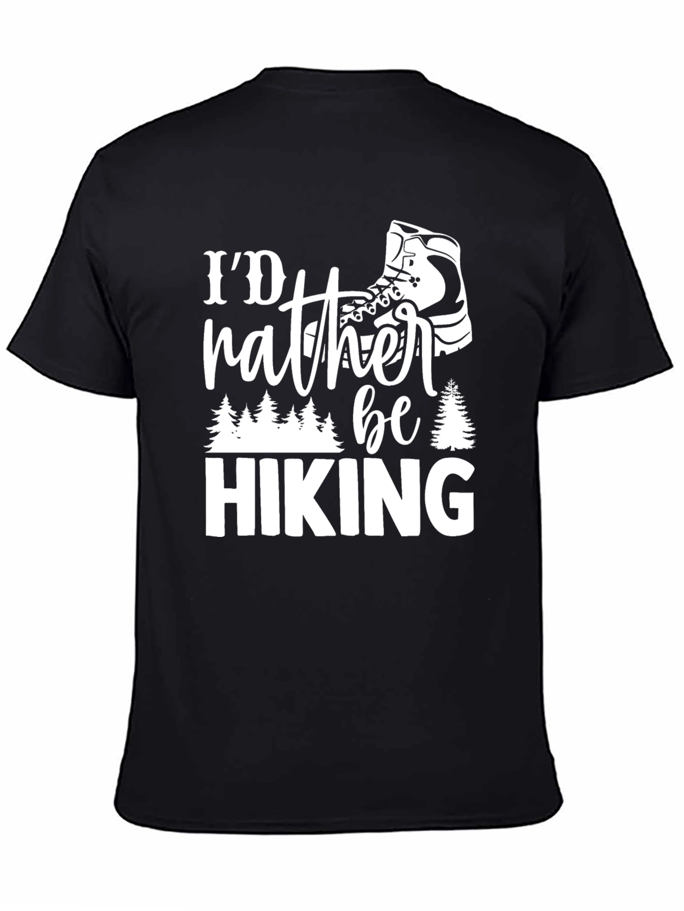 Id Rather Be Hiking Graphic T-Shirt - Adventure Apparel