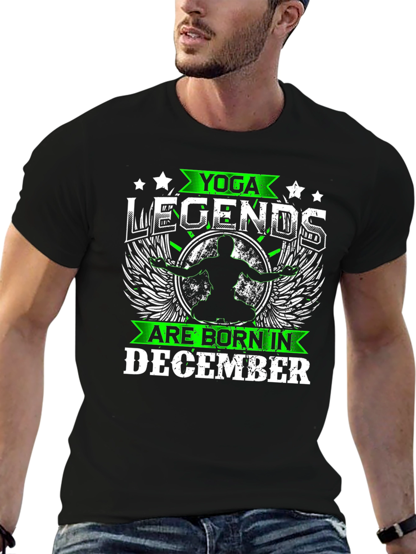 Yoga Legends December Birthday T-Shirt