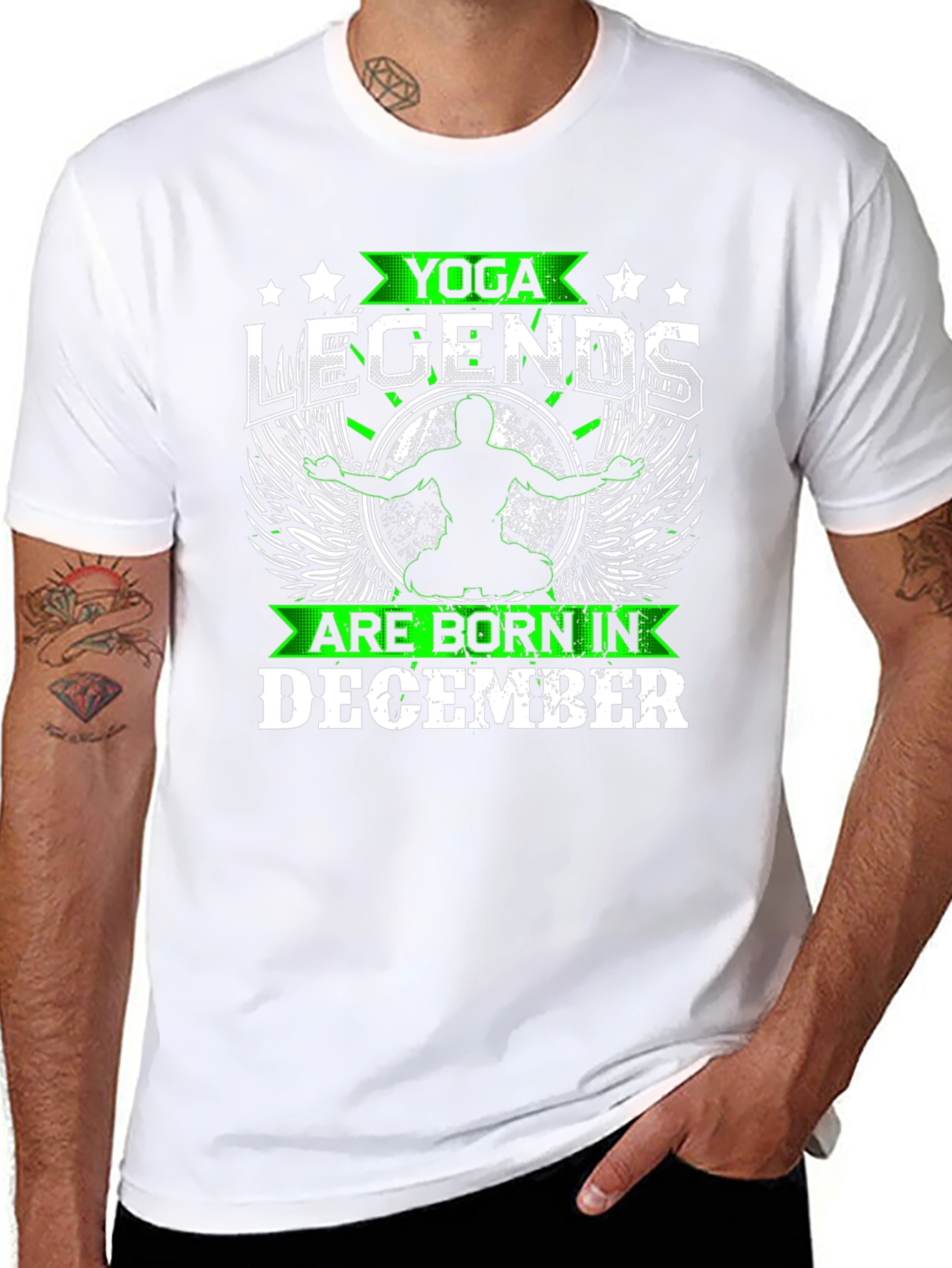 Yoga Legends December Birthday T-Shirt