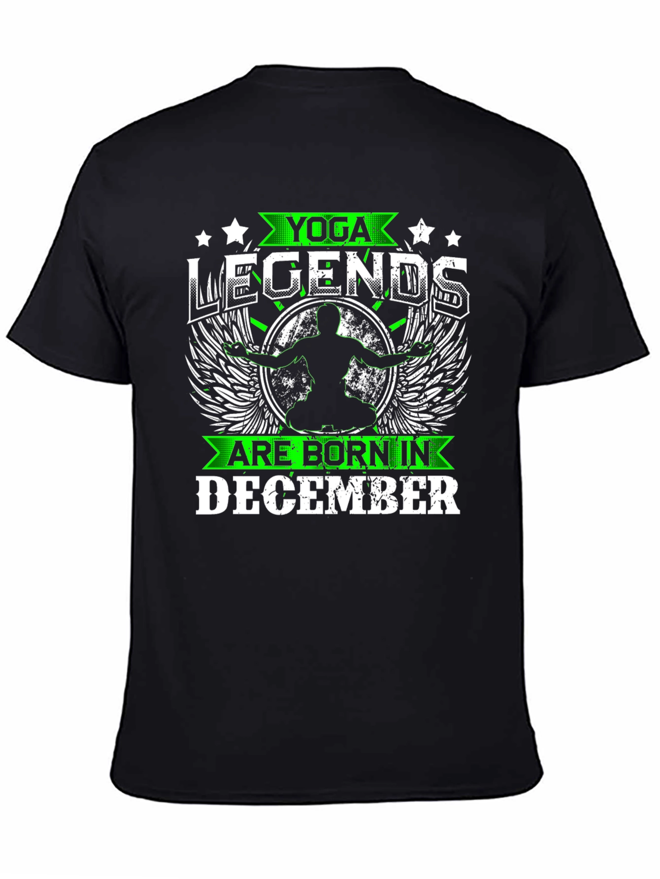 Yoga Legends December Birthday T-Shirt