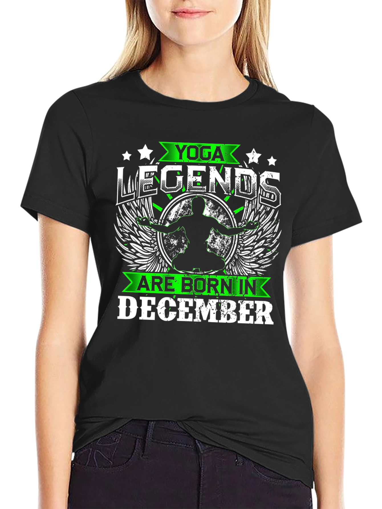 Yoga Legends December Birthday T-Shirt