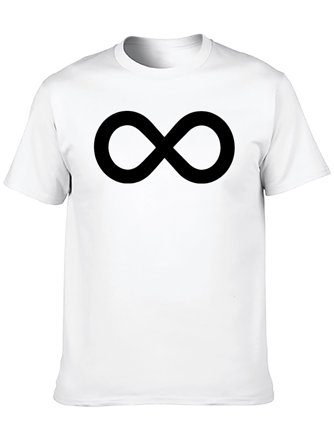 Infinity Symbol Black T-Shirt