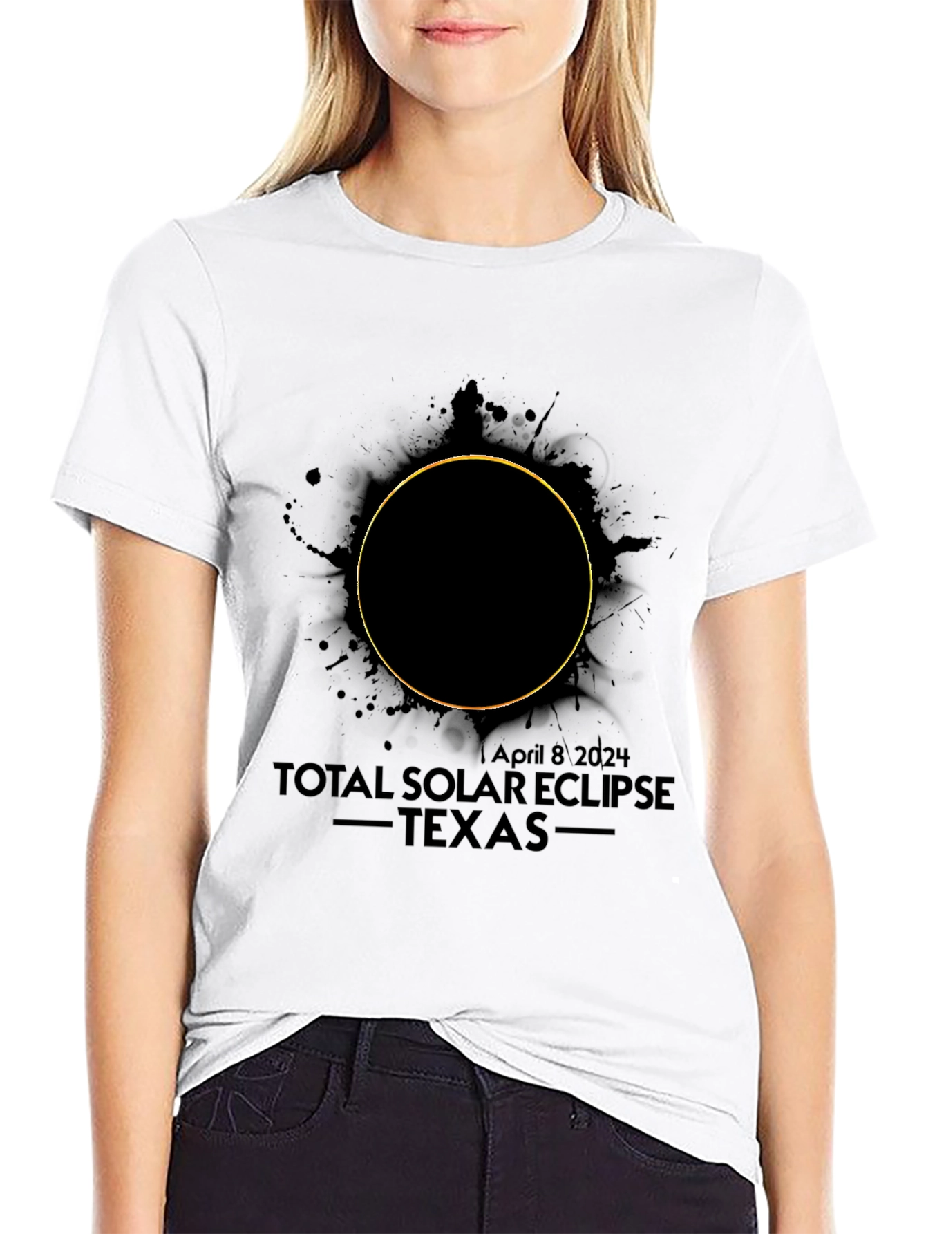 Total Solar Eclipse Texas April 8 2024 T-Shirt