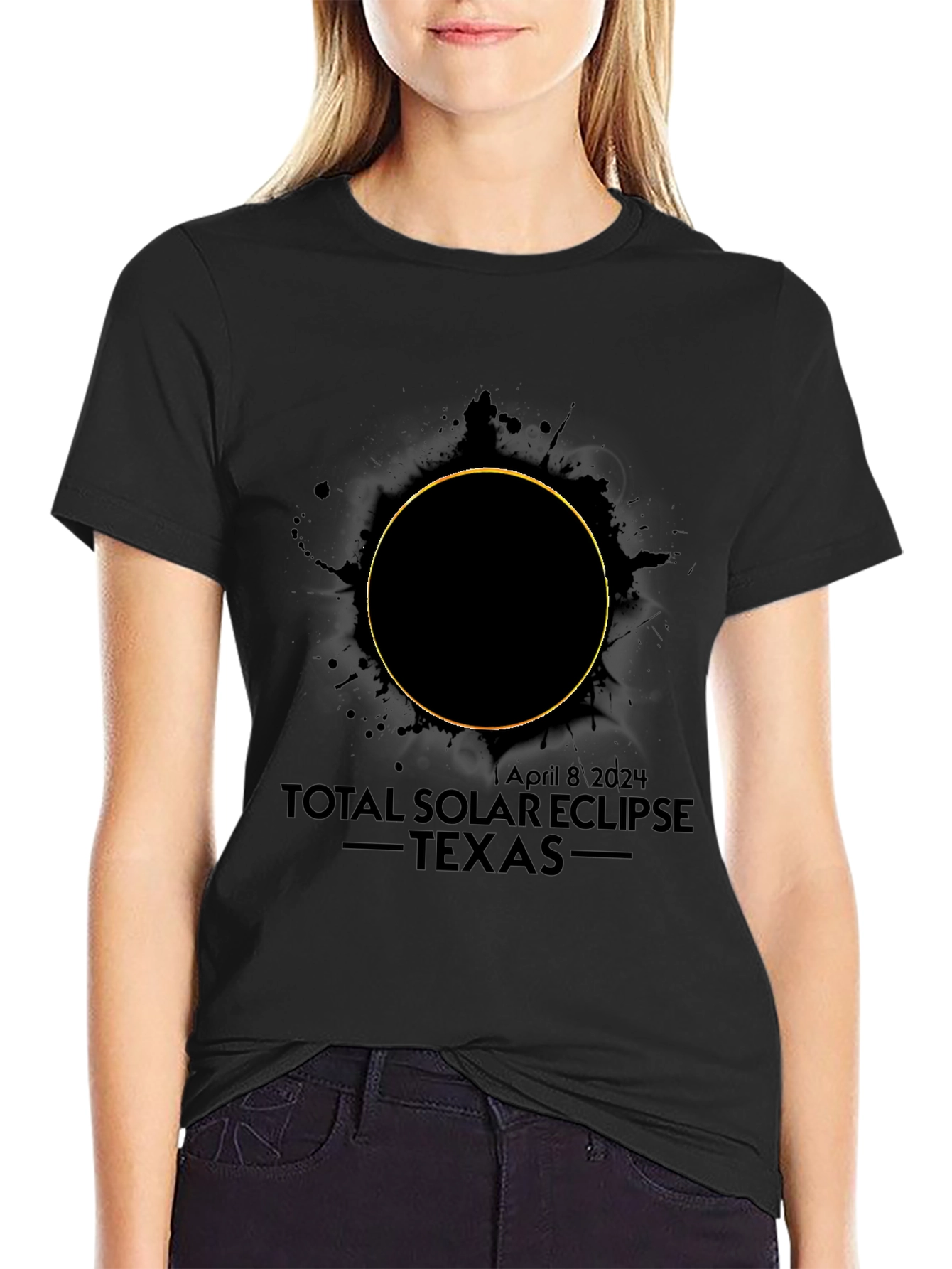 Total Solar Eclipse Texas April 8 2024 T-Shirt