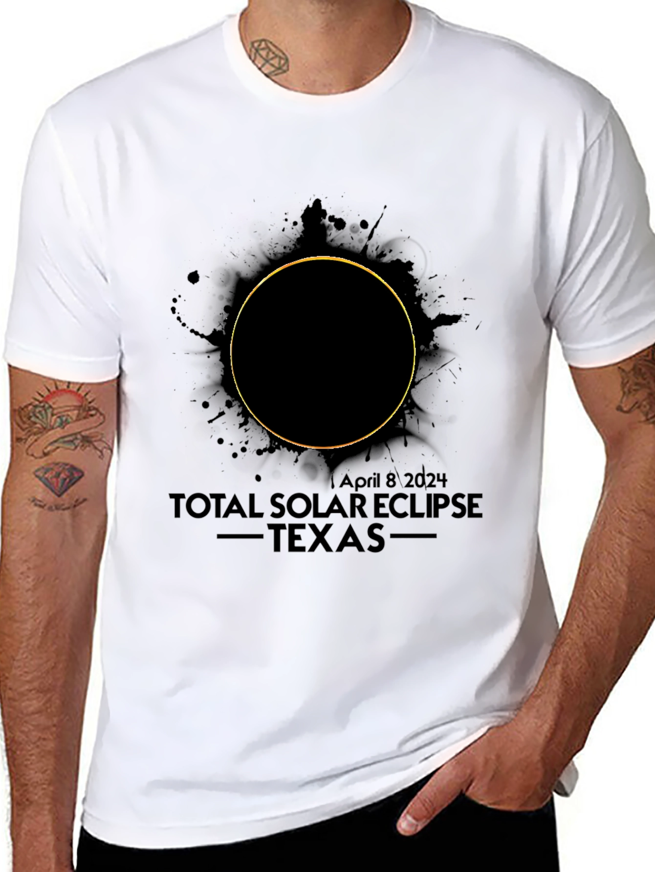Total Solar Eclipse Texas April 8 2024 T-Shirt