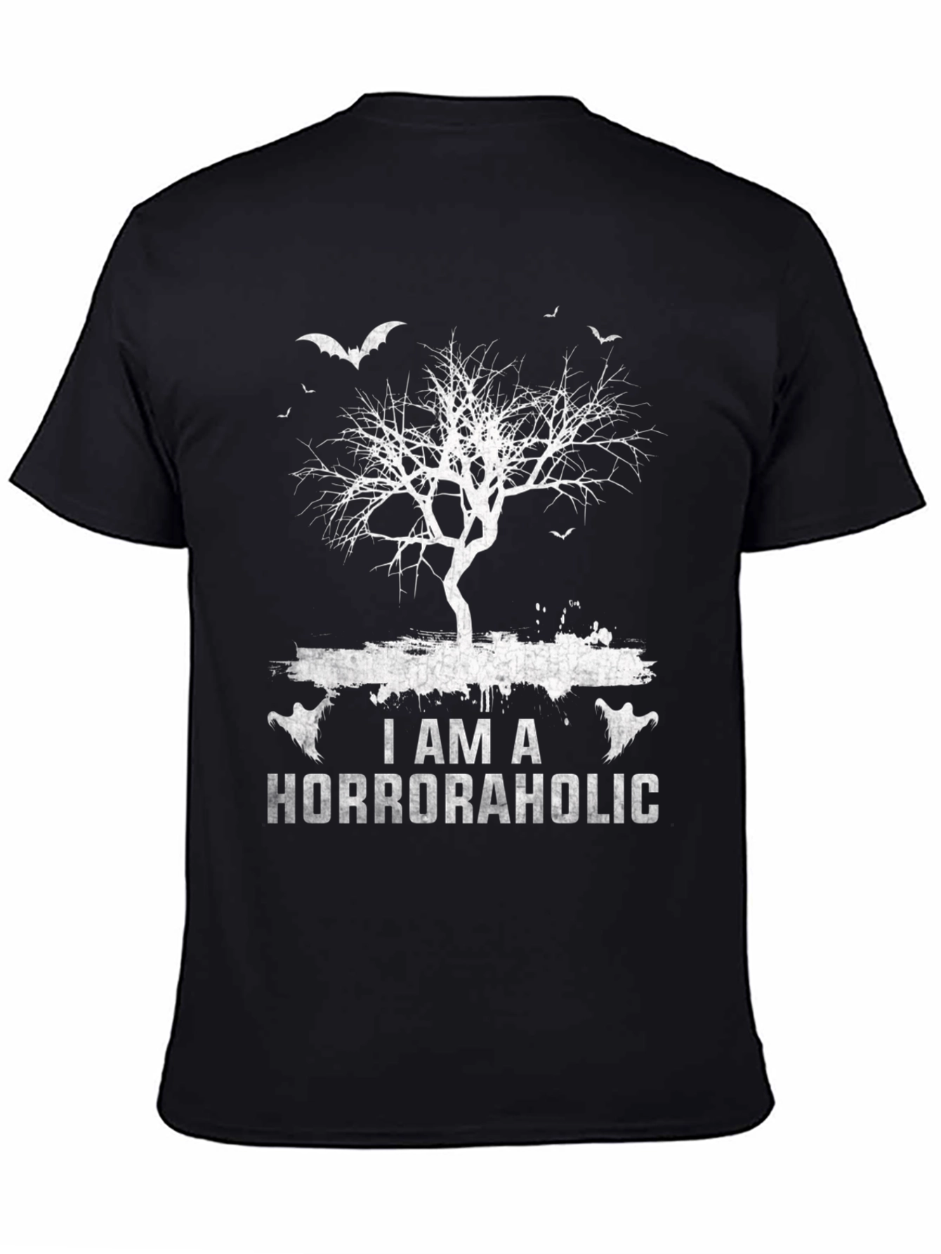 Horroraholic Graphic Tee - Spooky Season Style