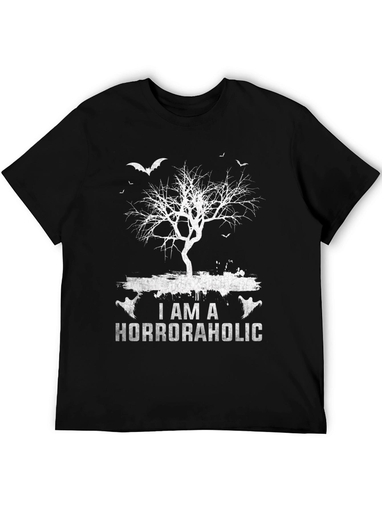 Horroraholic Graphic Tee - Spooky Season Style