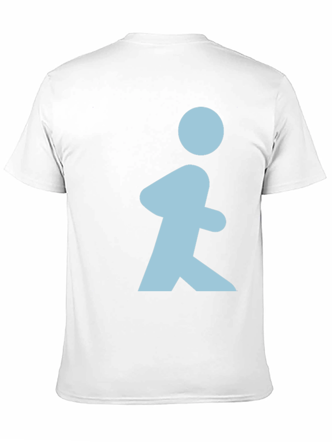 Walking Man Graphic T-Shirt - Black