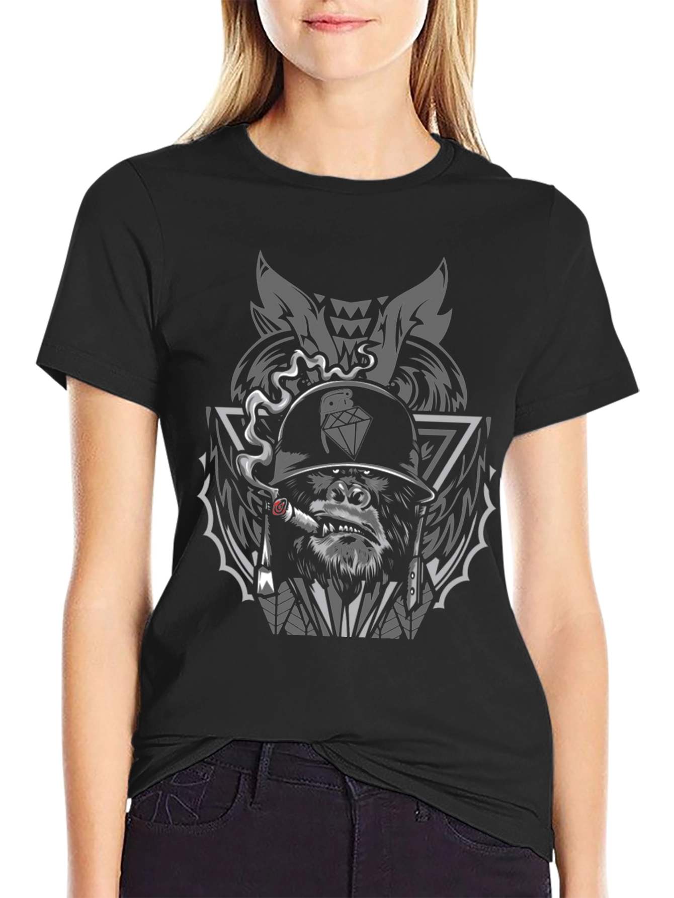 Black Gorilla Graphic Tee