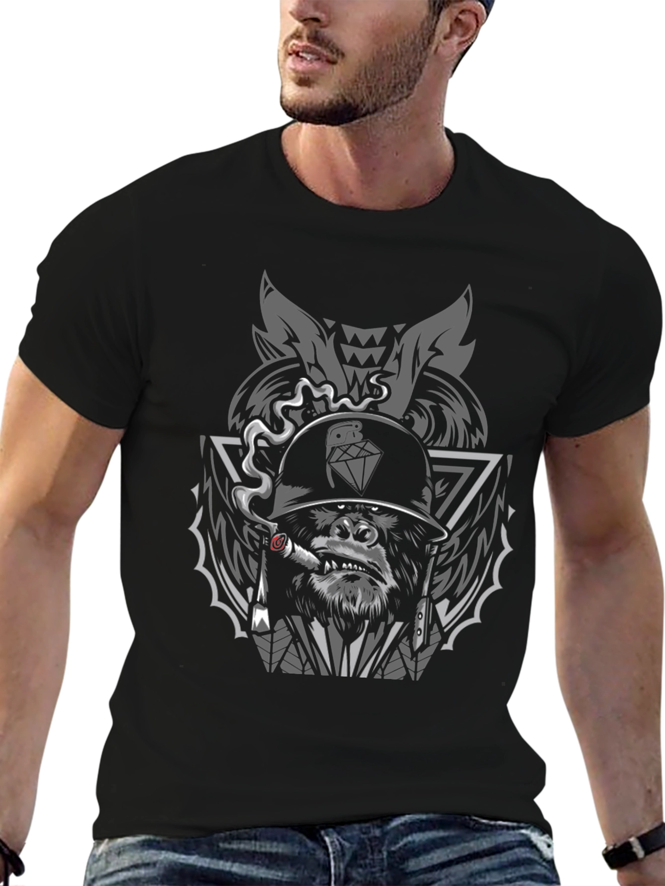 Black Gorilla Graphic Tee