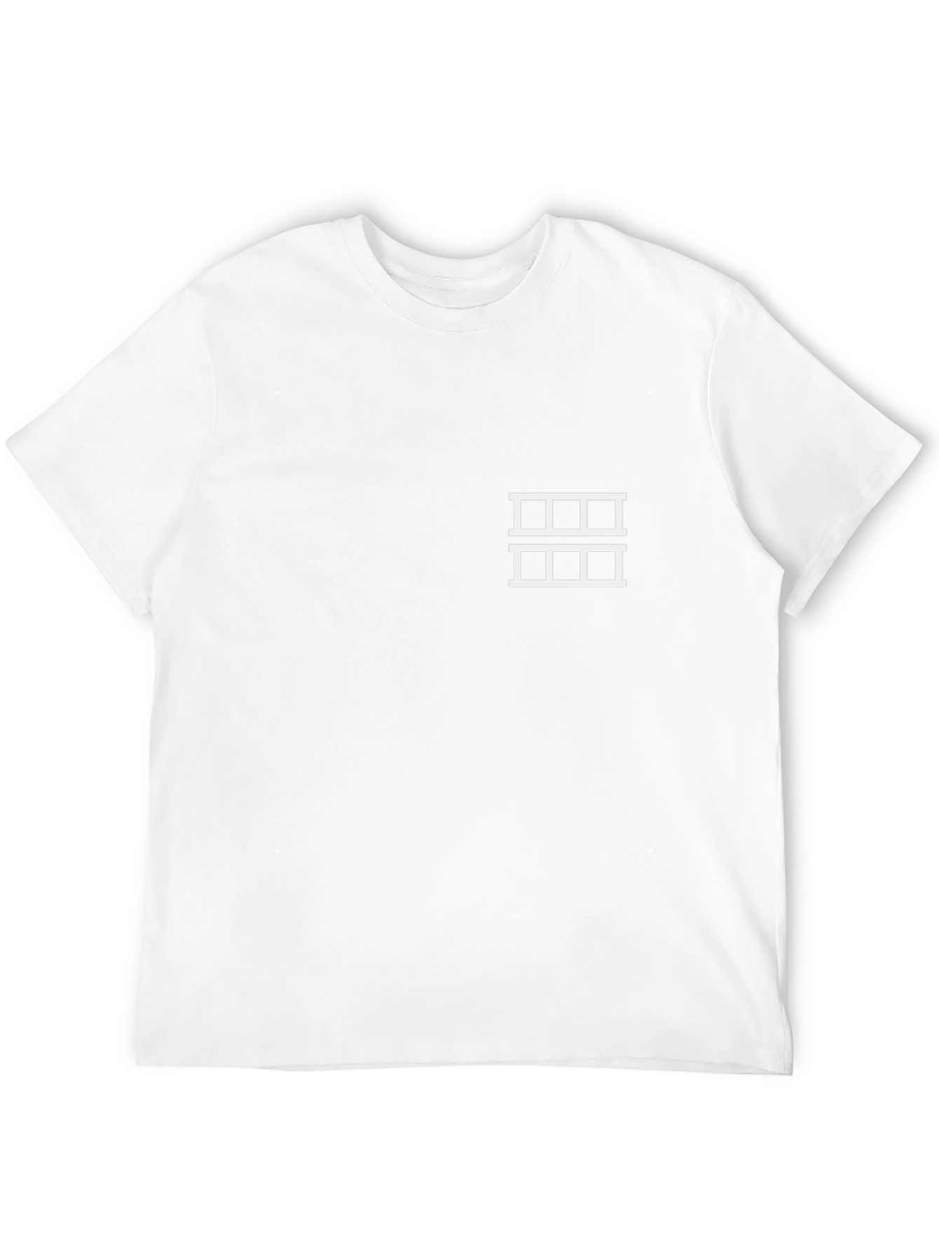 Film Reel Graphic Tee - Black Cotton T-Shirt