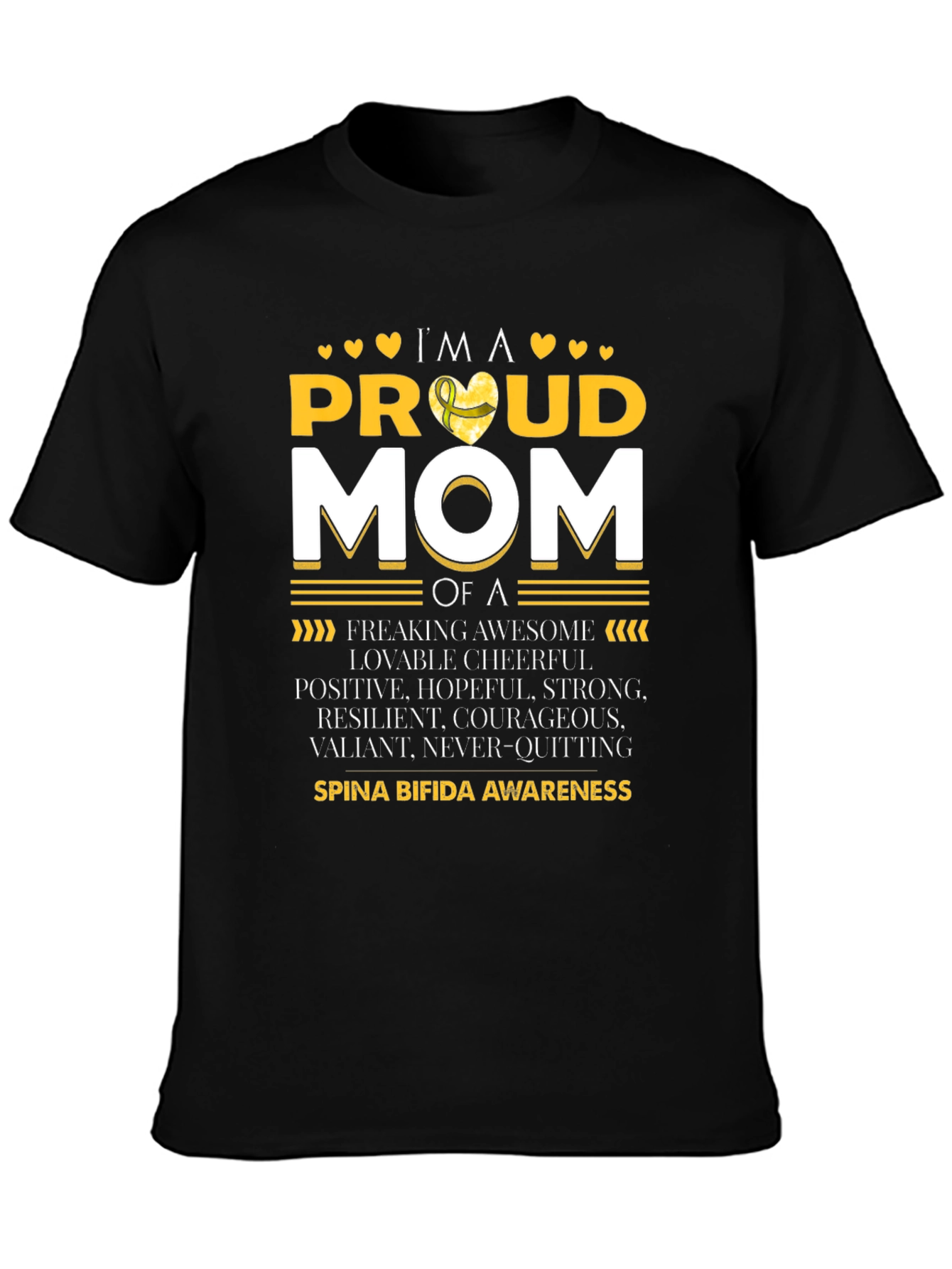 Proud Mom of Spina Bifida Awareness T-Shirt