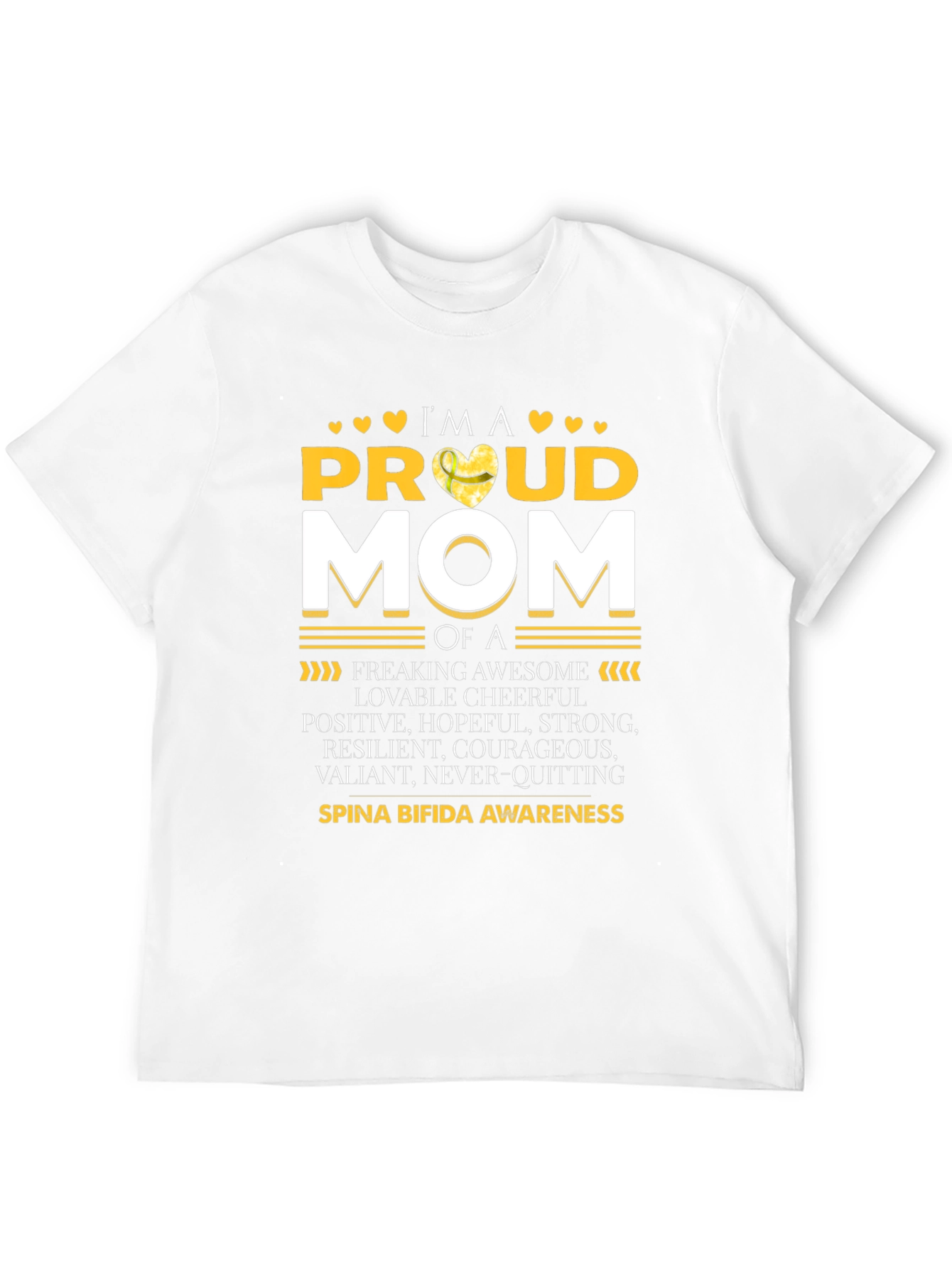 Proud Mom of Spina Bifida Awareness T-Shirt