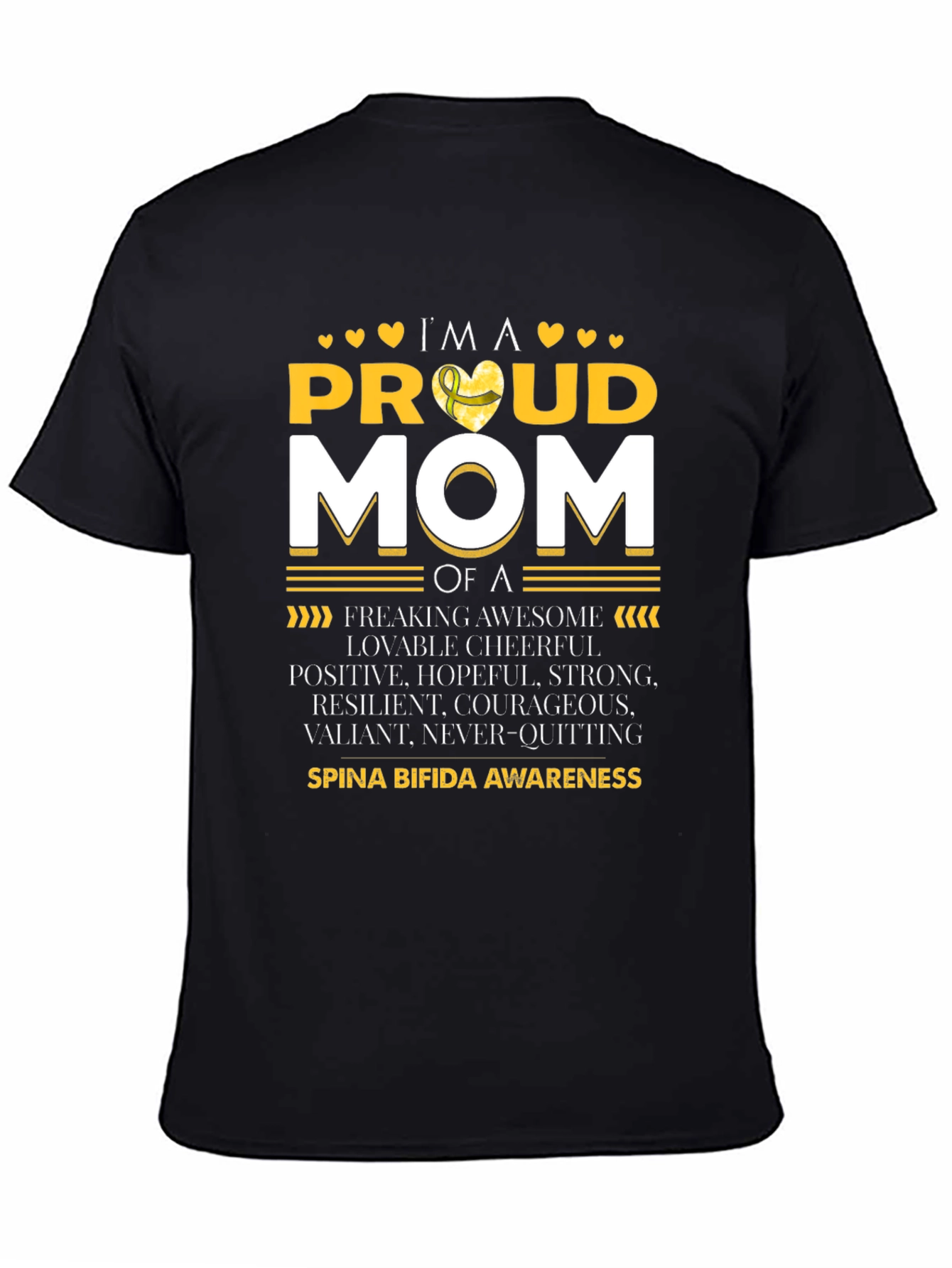 Proud Mom of Spina Bifida Awareness T-Shirt
