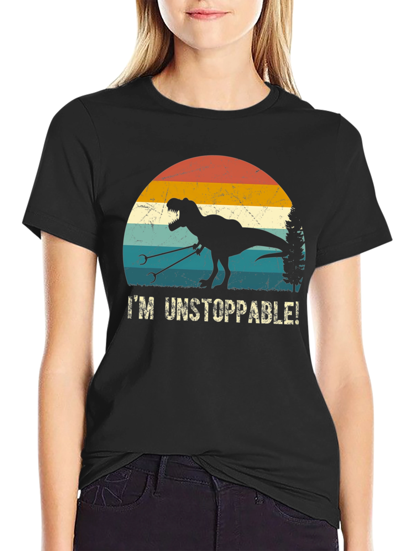 Im Unstoppable Dinosaur Graphic Tee
