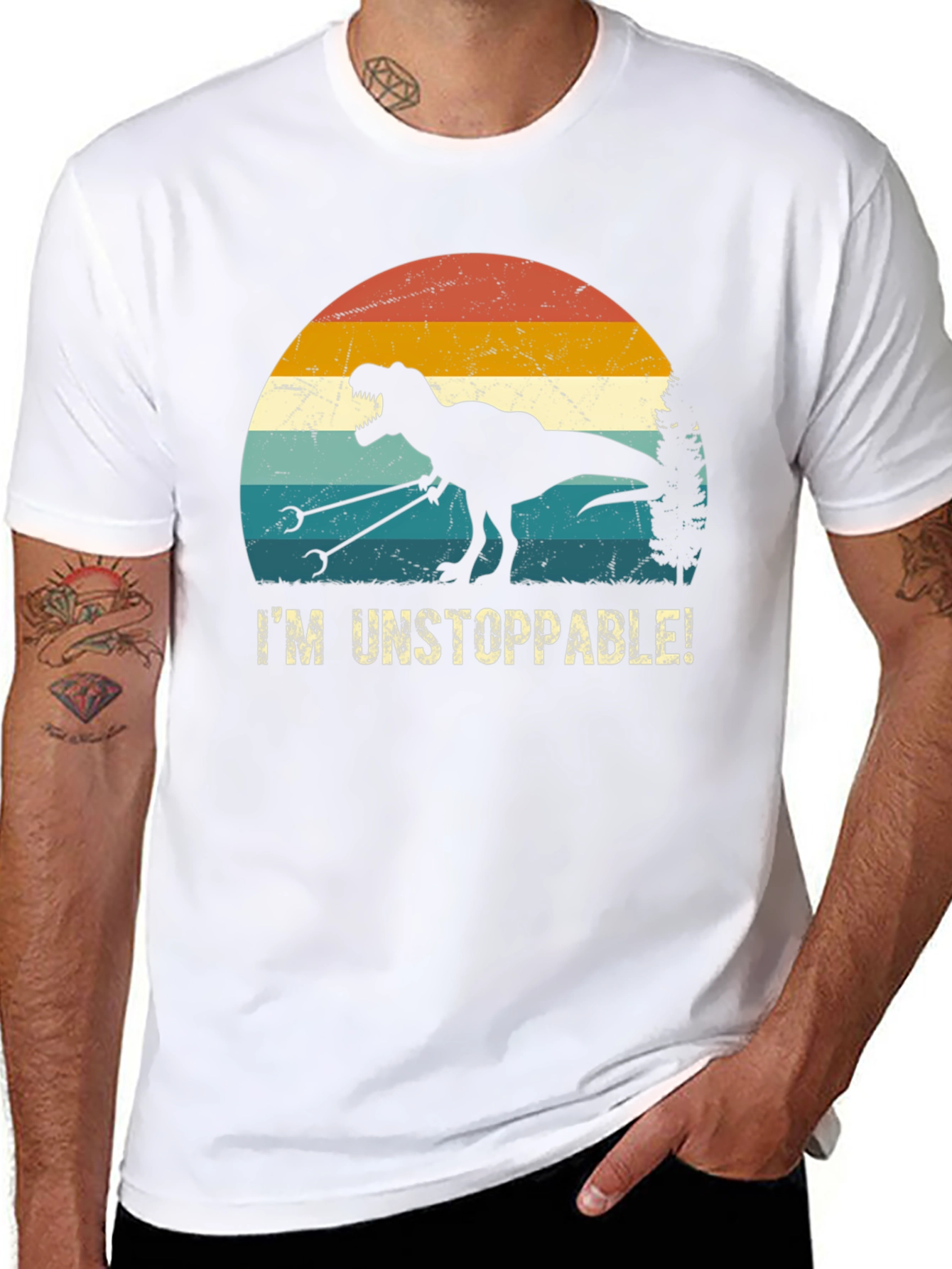 Im Unstoppable Dinosaur Graphic Tee