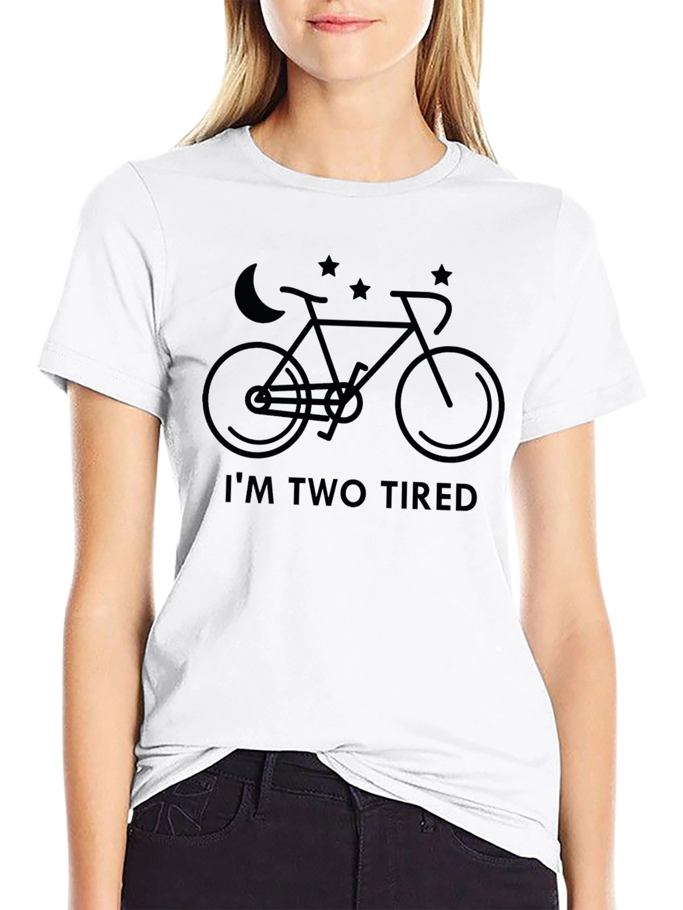 Im Two Tired Bike Graphic T-Shirt
