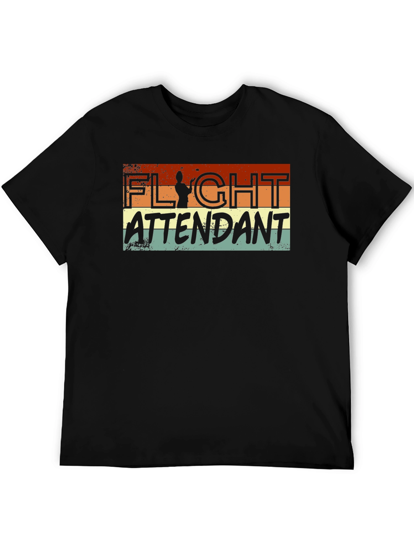 Retro Flight Attendant Graphic Tee