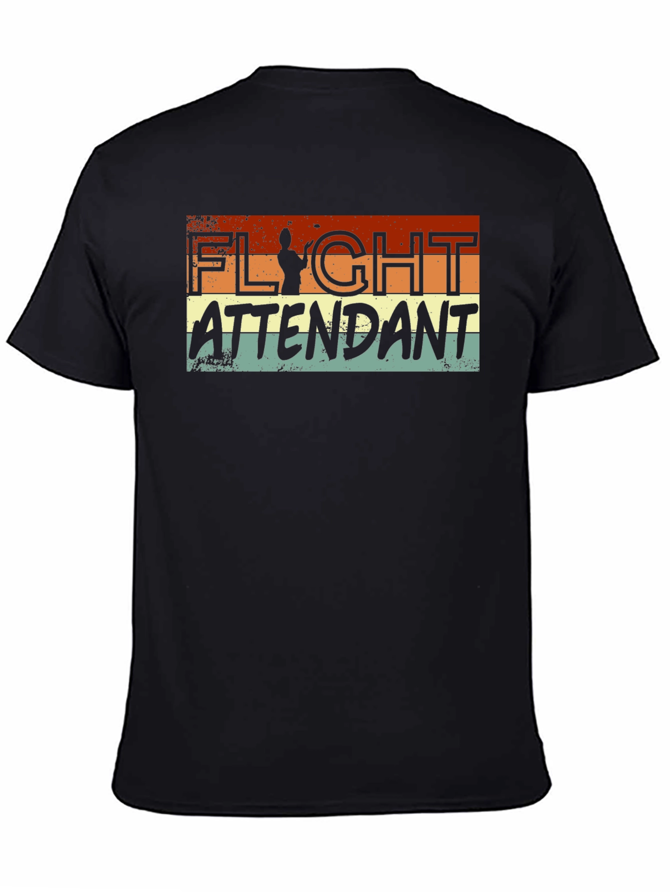 Retro Flight Attendant Graphic Tee
