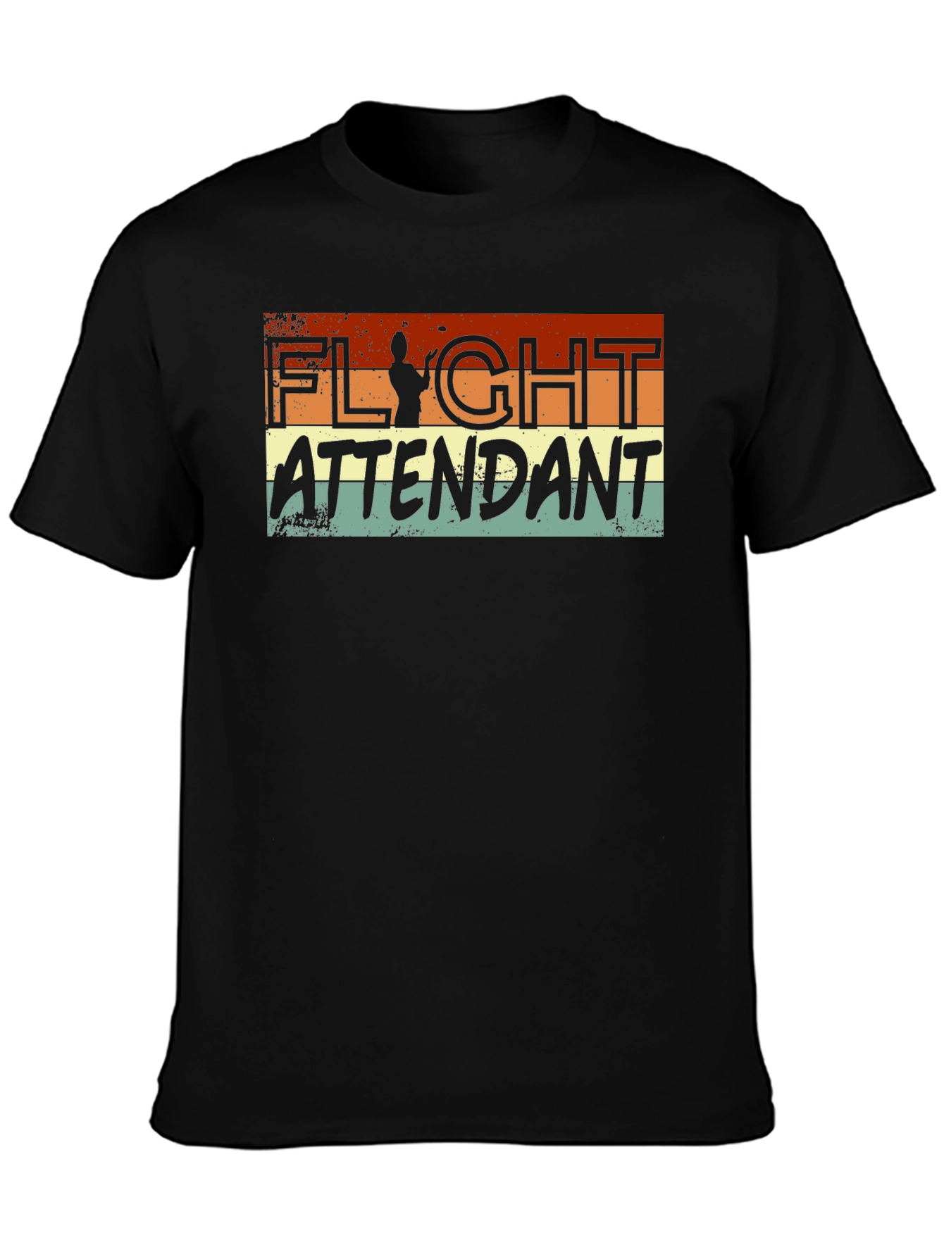 Retro Flight Attendant Graphic Tee