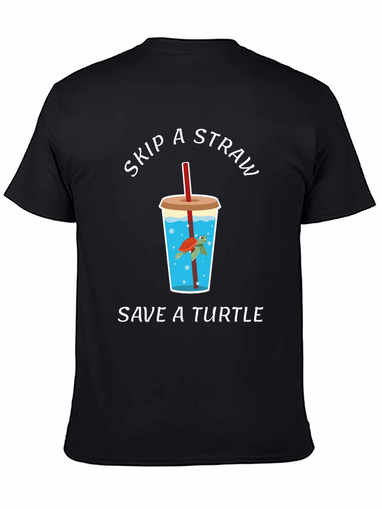 Skip a Straw Save a Turtle Graphic Tee