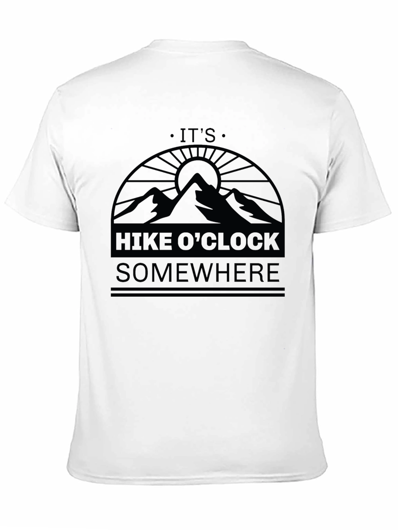 Hike OClock Somewhere Graphic T-Shirt