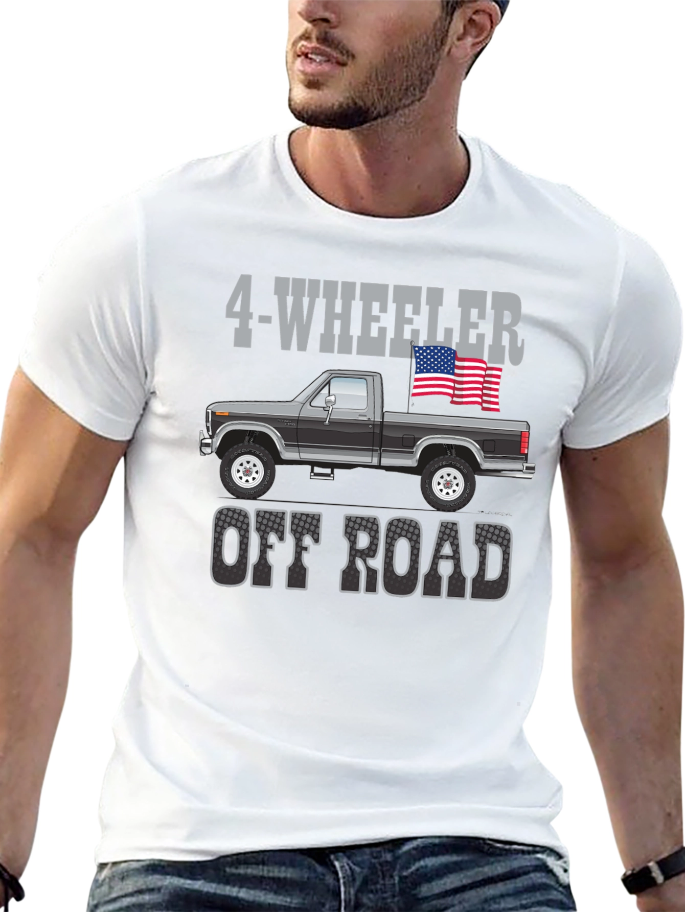 4-Wheeler Off Road Truck T-Shirt