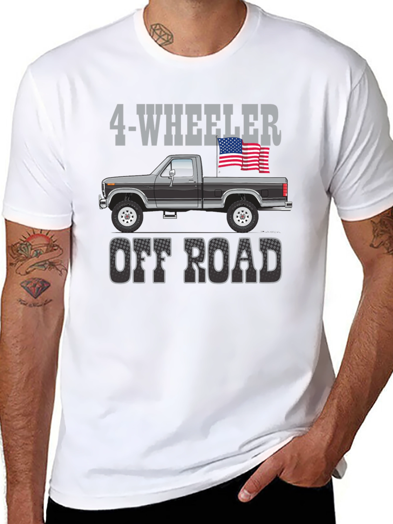 4-Wheeler Off Road Truck T-Shirt
