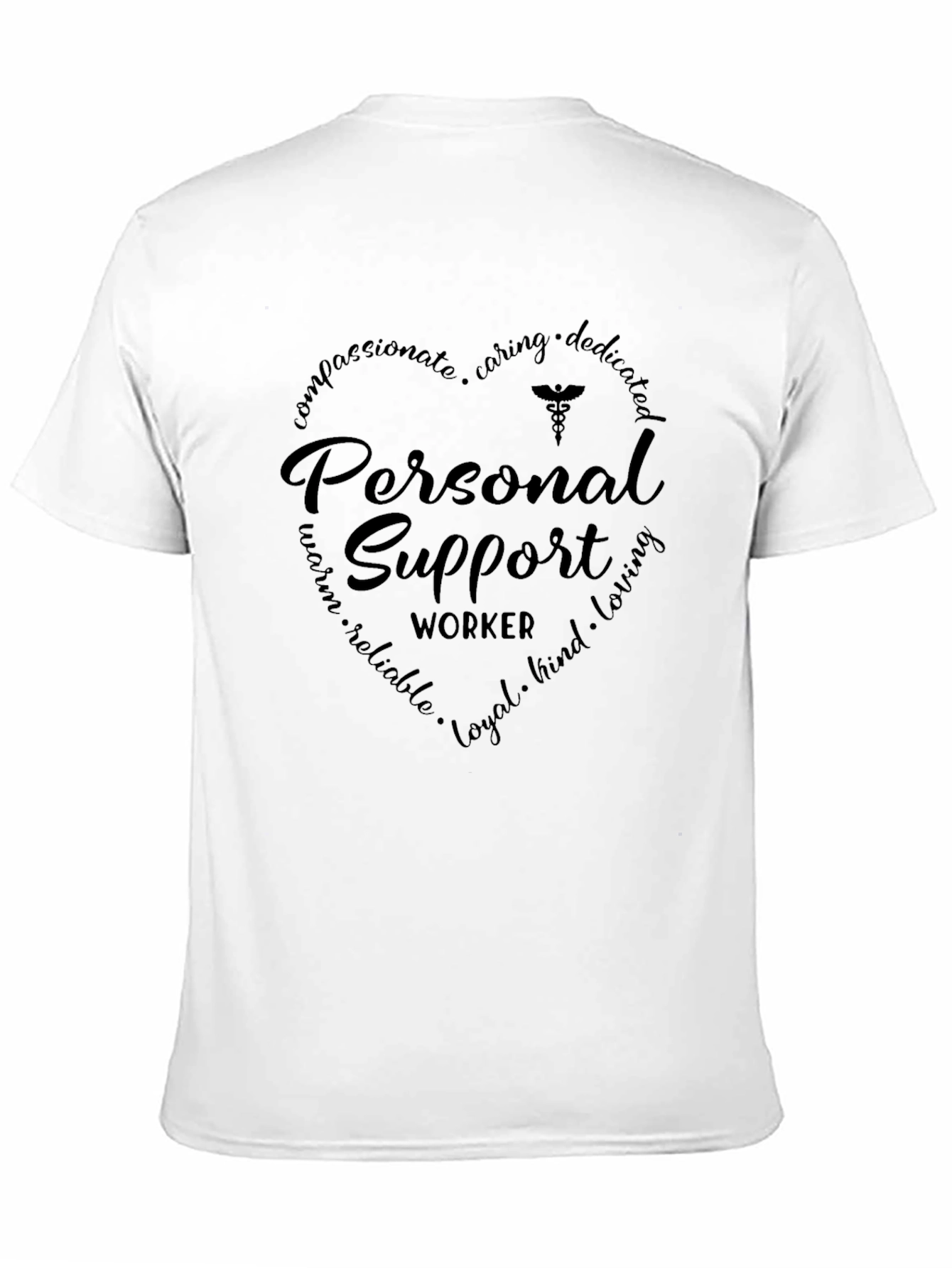 Personal Support Worker Heart T-Shirt
