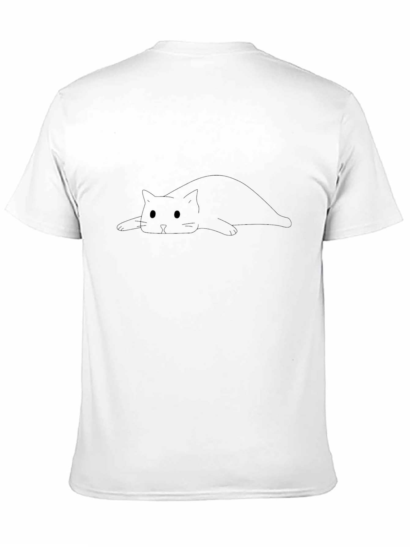 Chill Cat T-Shirt - Relaxed Style Soft Cotton