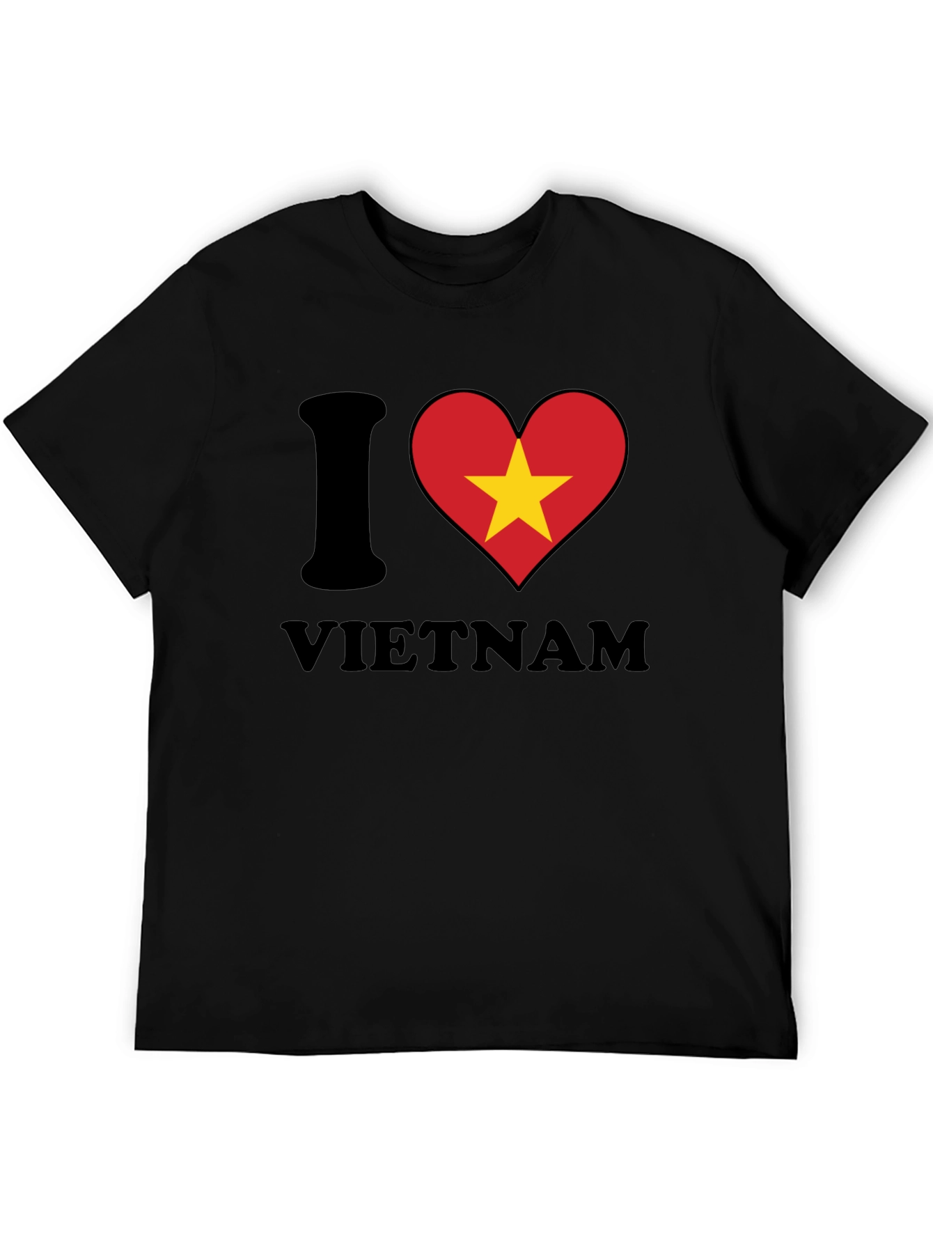 I Heart Vietnam T-Shirt Black Crew Neck
