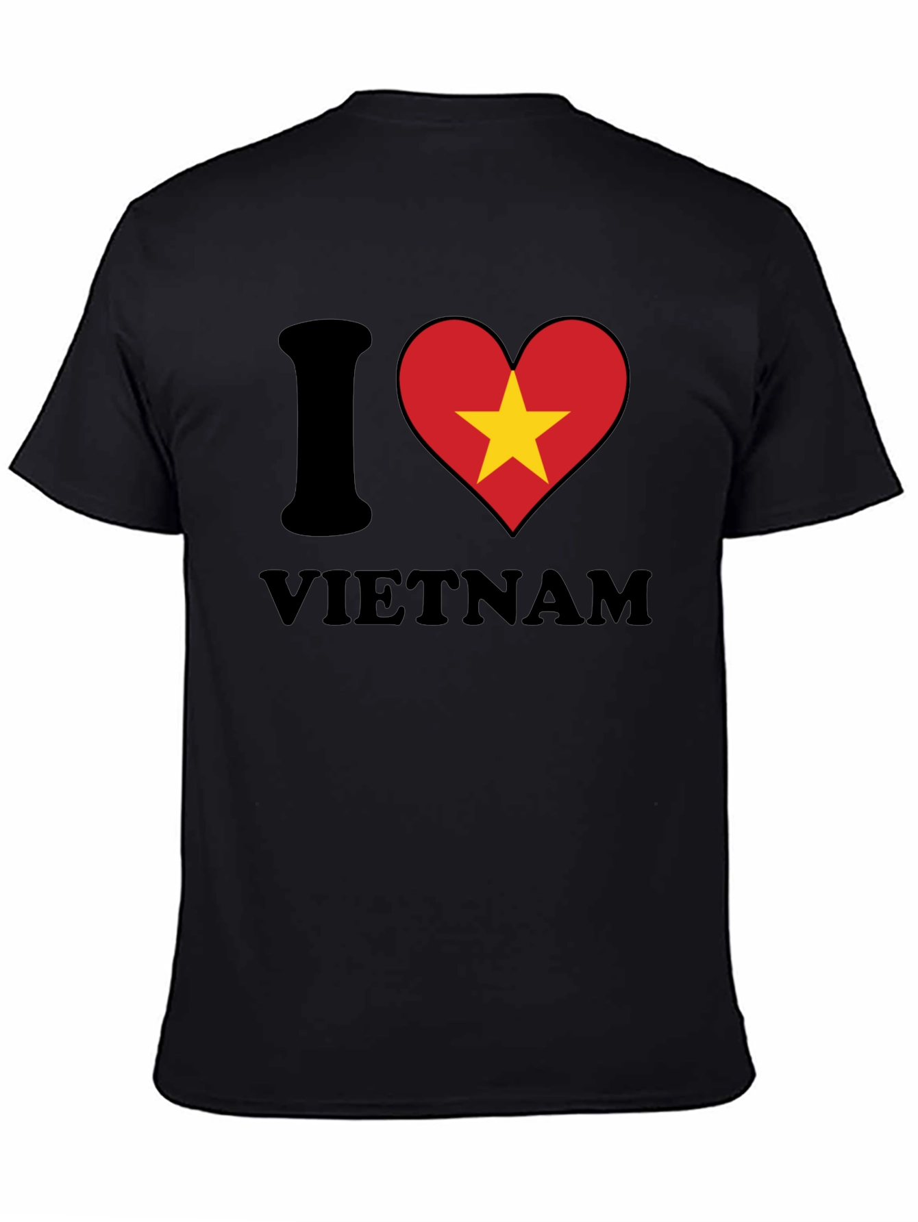 I Heart Vietnam T-Shirt Black Crew Neck