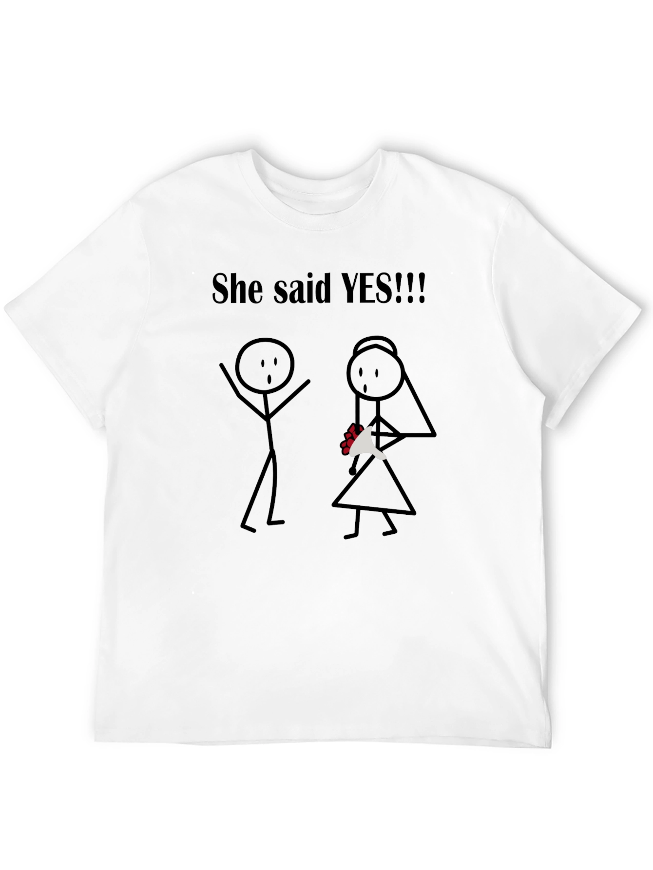 She Said Yes T-Shirt - Engagement Gift