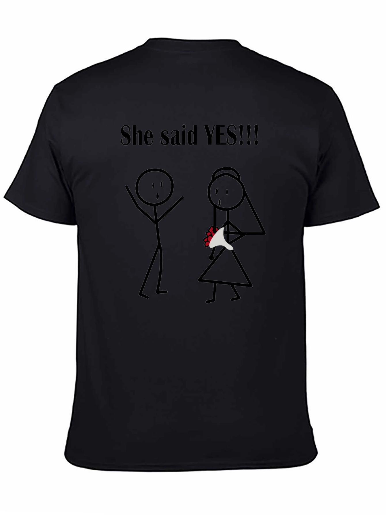 She Said Yes T-Shirt - Engagement Gift