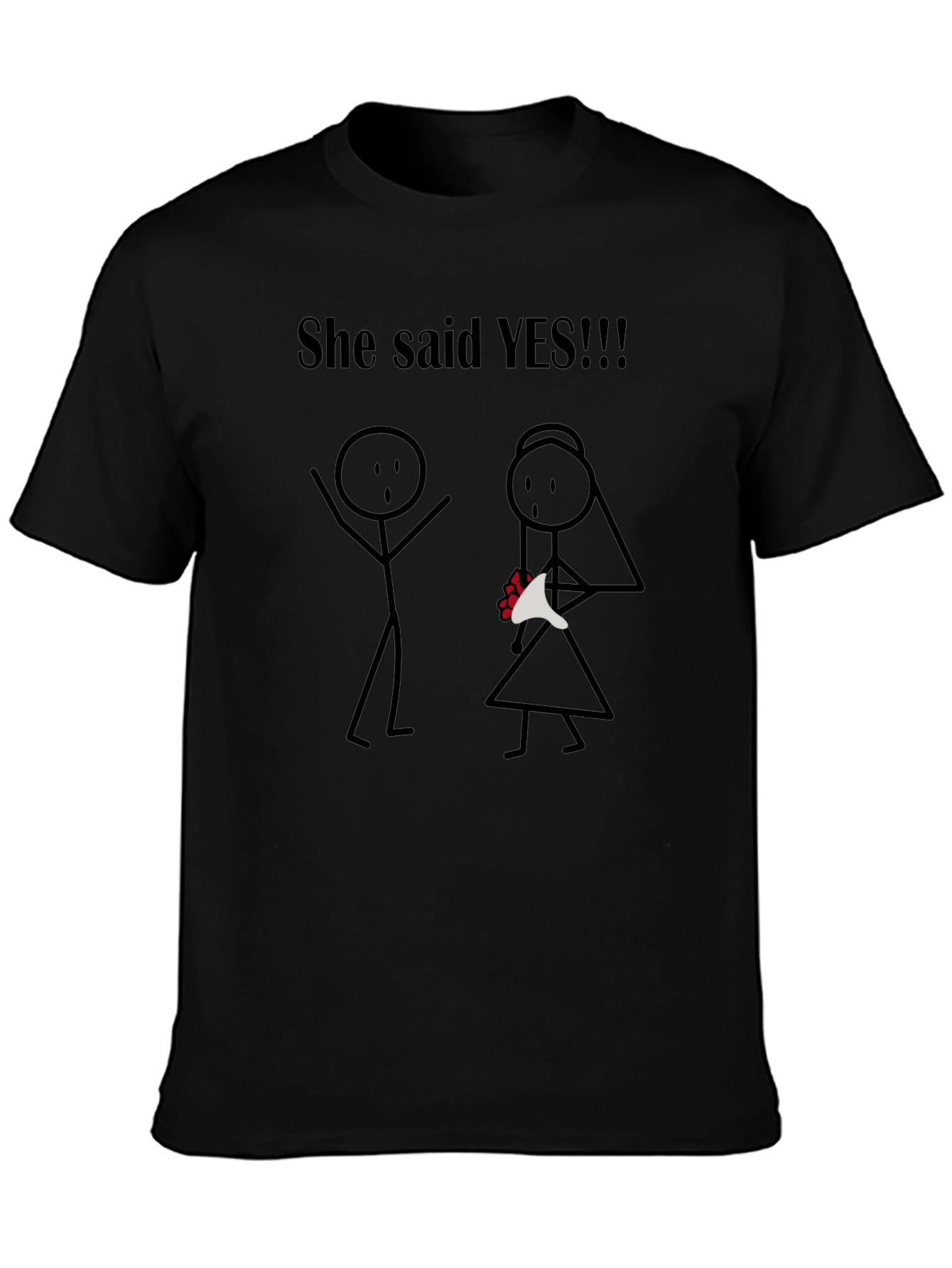 She Said Yes T-Shirt - Engagement Gift