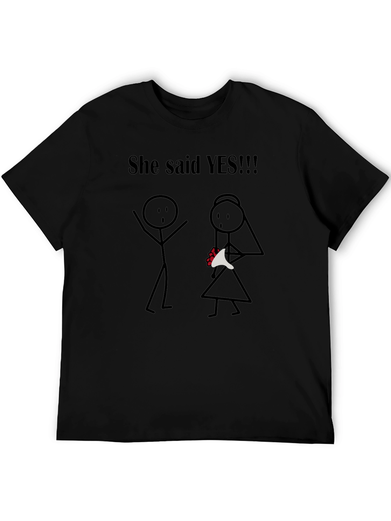 She Said Yes T-Shirt - Engagement Gift