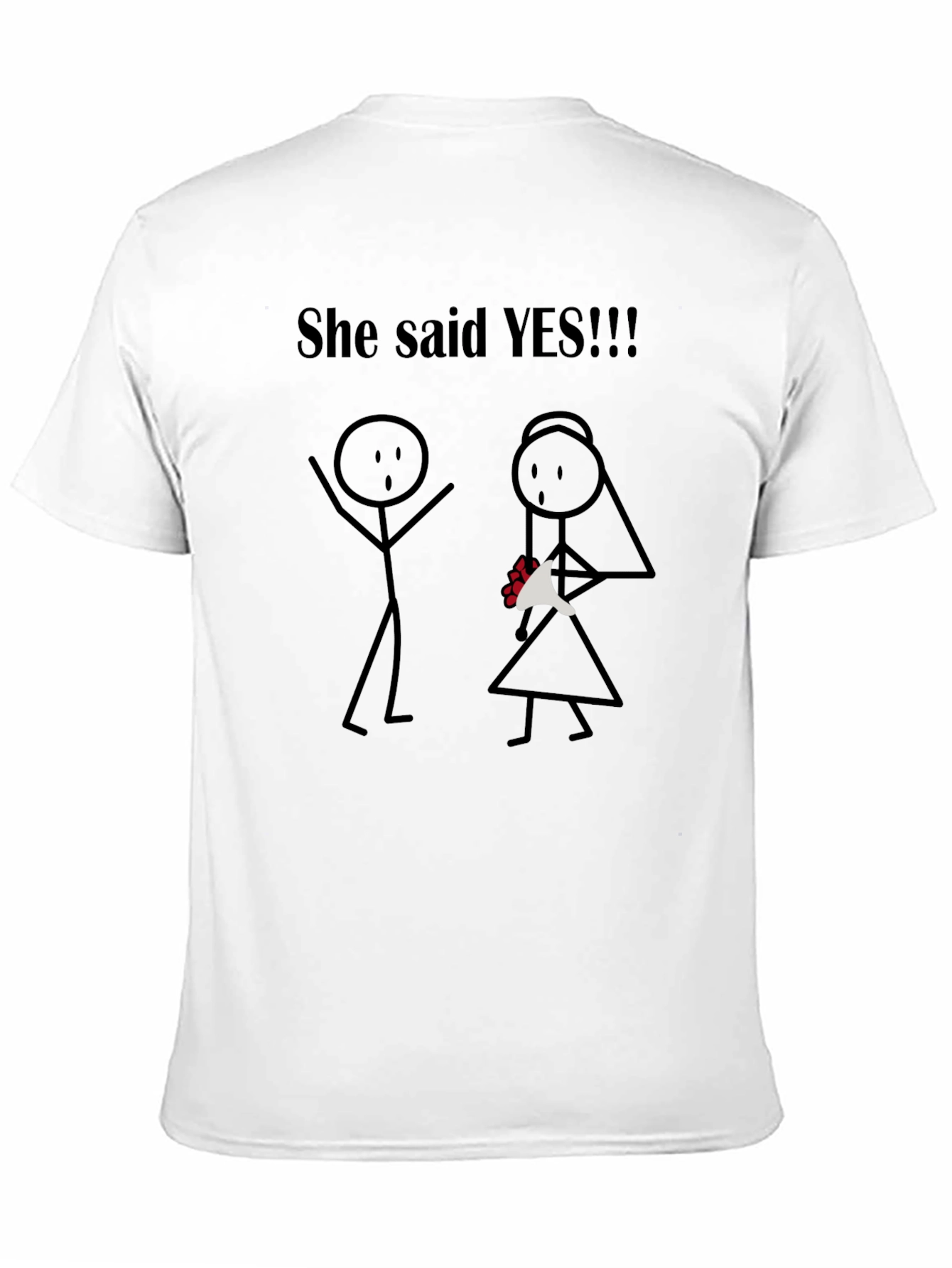 She Said Yes T-Shirt - Engagement Gift
