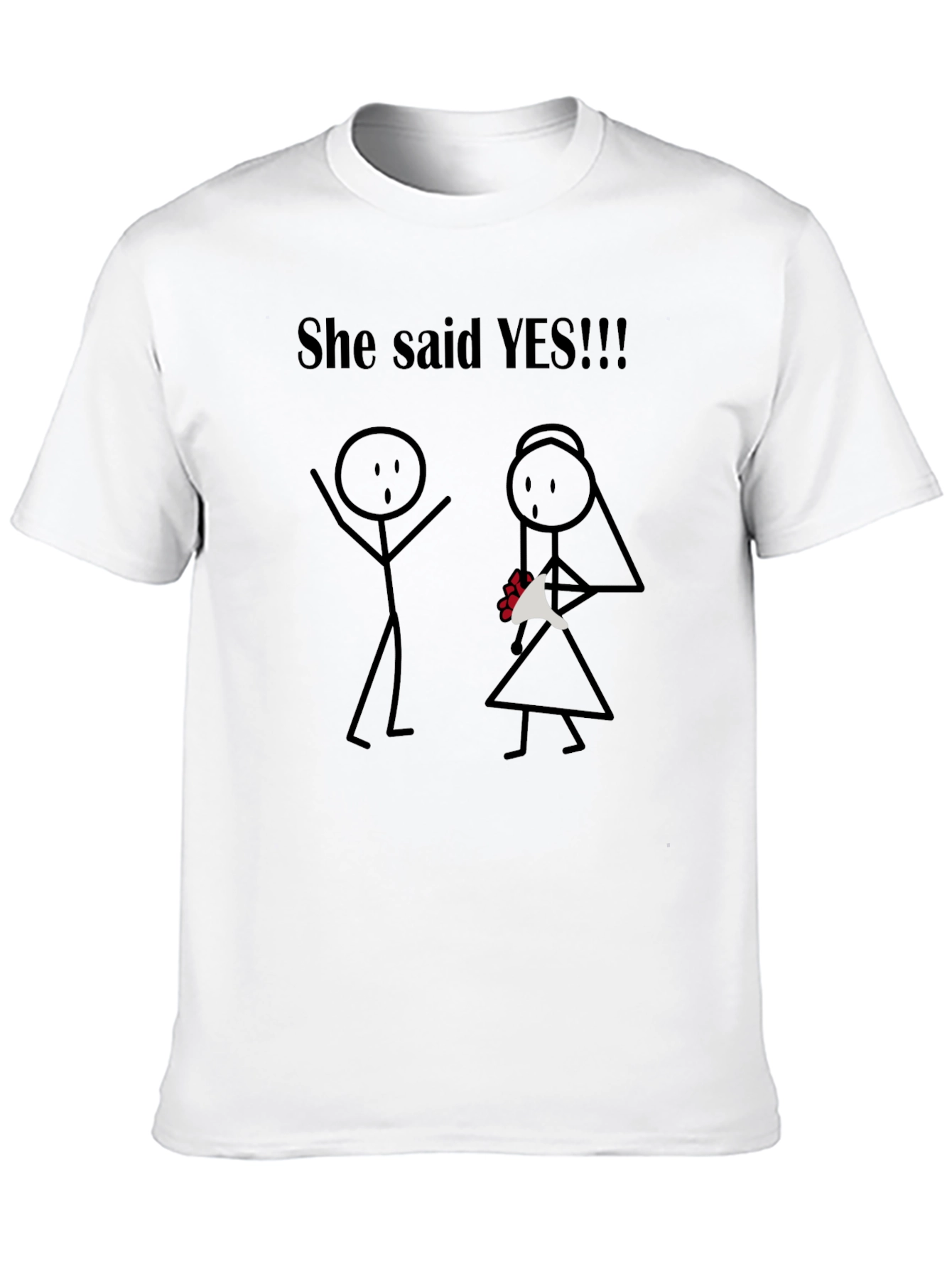 She Said Yes T-Shirt - Engagement Gift