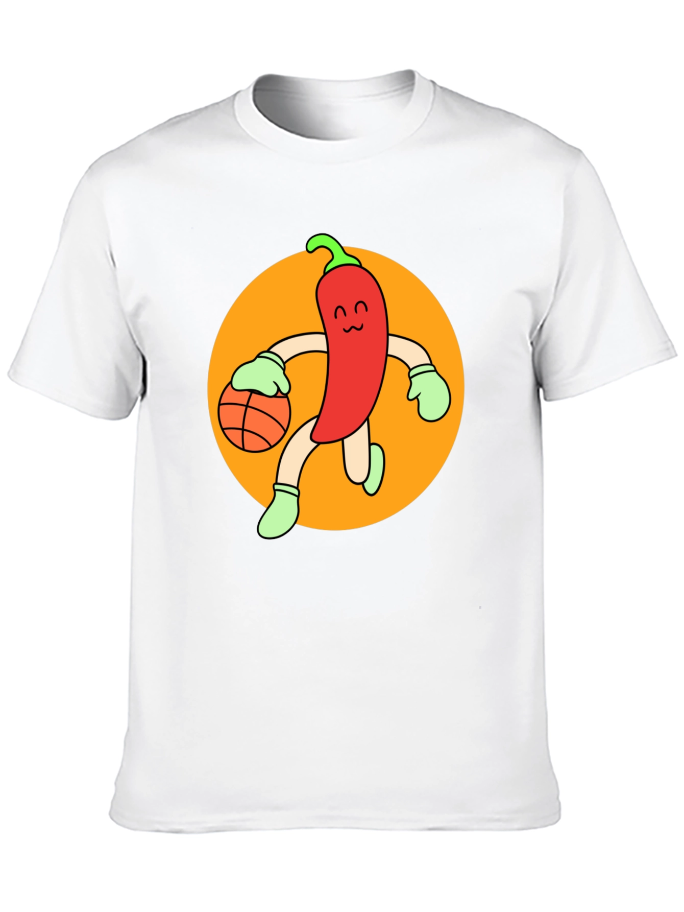 Chili Pepper Basketball T-Shirt