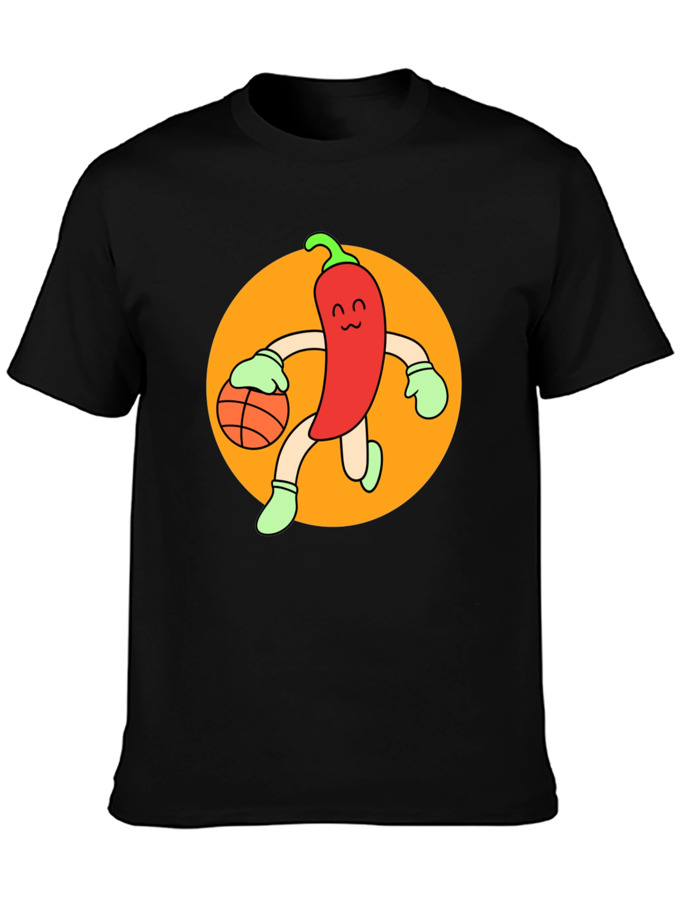 Chili Pepper Basketball T-Shirt