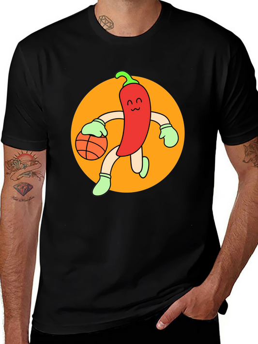 Chili Pepper Basketball T-Shirt