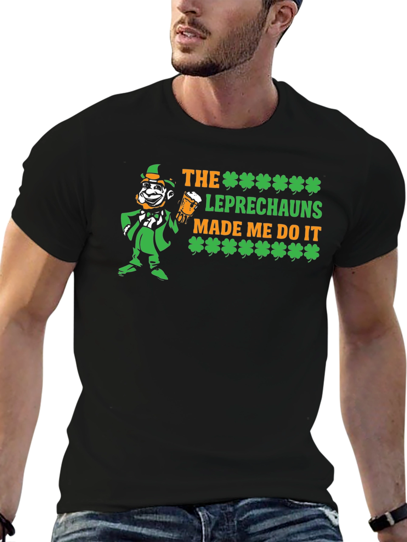 St. Patricks Day Leprechaun Graphic Tee
