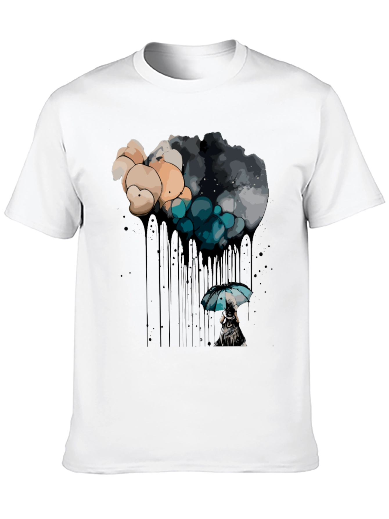 Rainy Day Dream Black T-Shirt