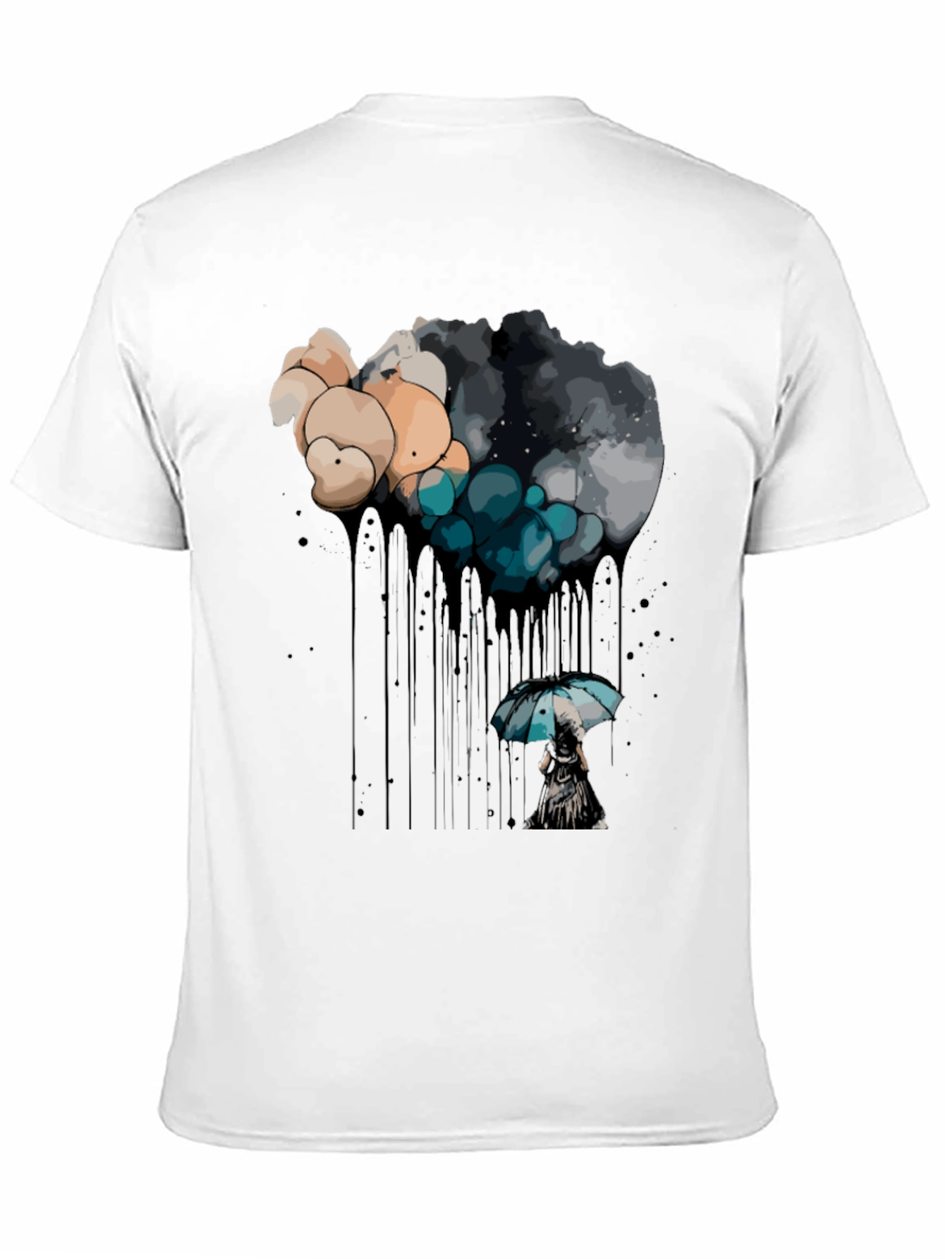 Rainy Day Dream Black T-Shirt