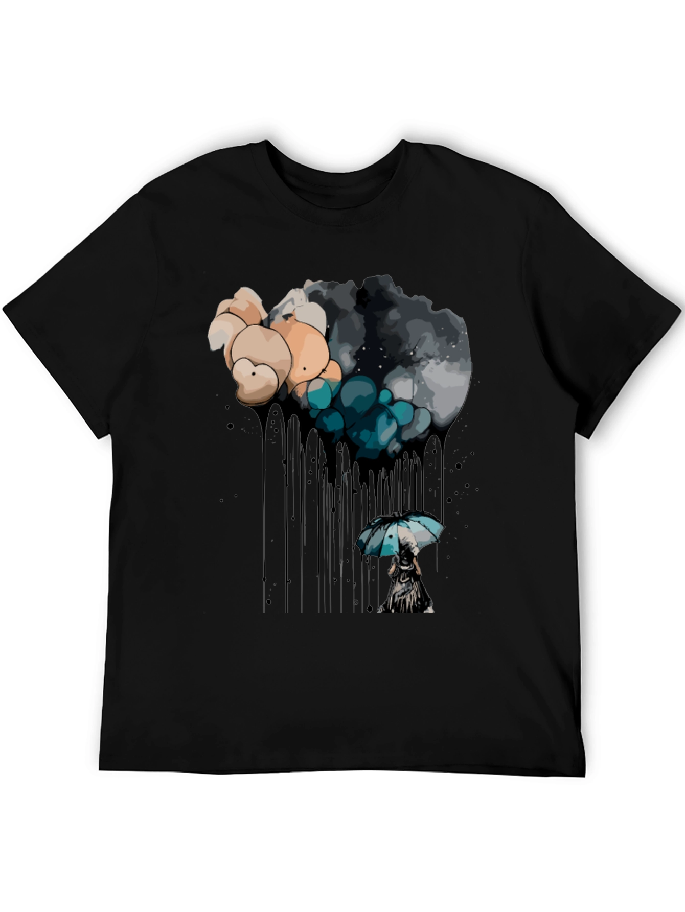 Rainy Day Dream Black T-Shirt