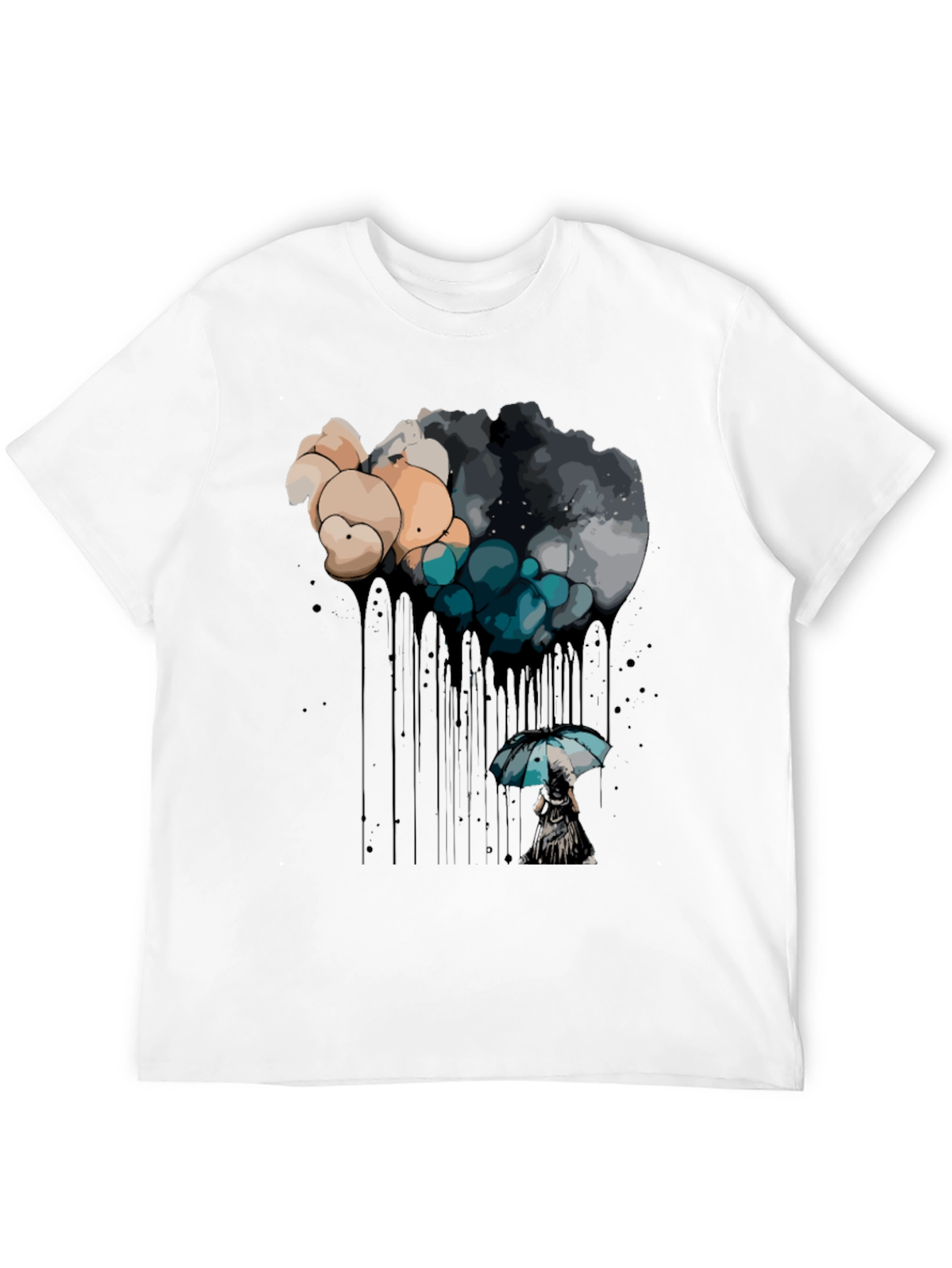 Rainy Day Dream Black T-Shirt