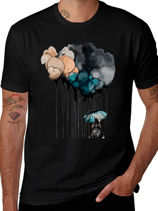 Rainy Day Dream Black T-Shirt