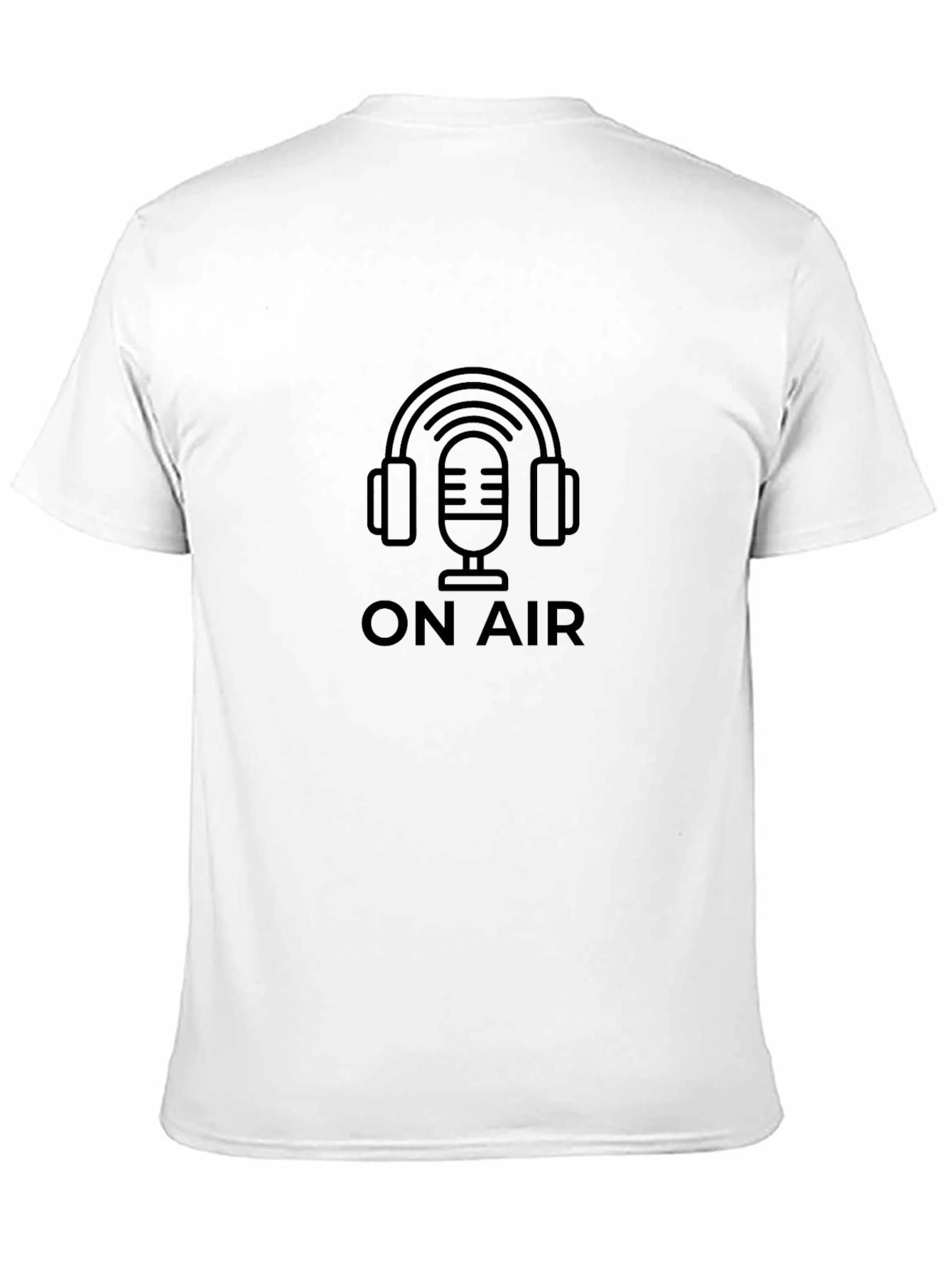 On Air Podcast T-Shirt - Black Graphic Tee