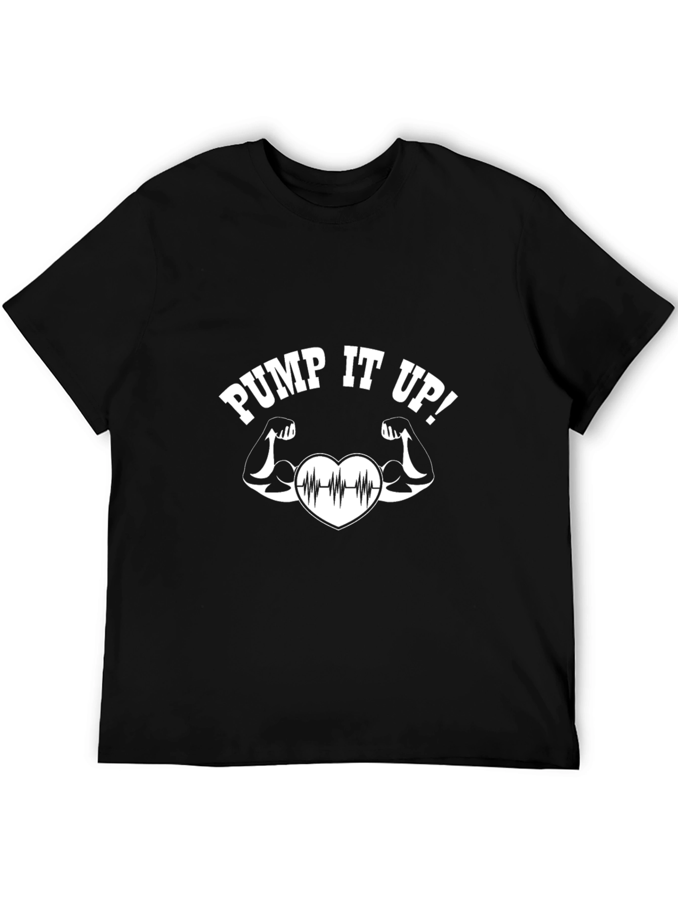 Pump It Up T-Shirt: Heart & Muscle Power